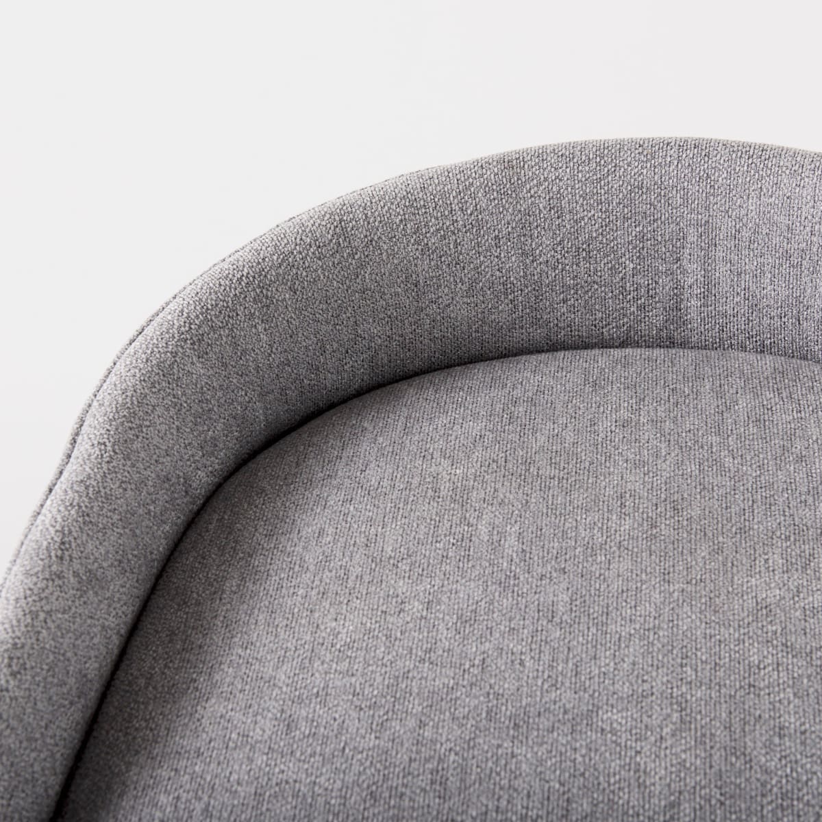 Hollyfield Bar Counter Stool Gray Fabric | Gray Metal | Bar - bar-stools