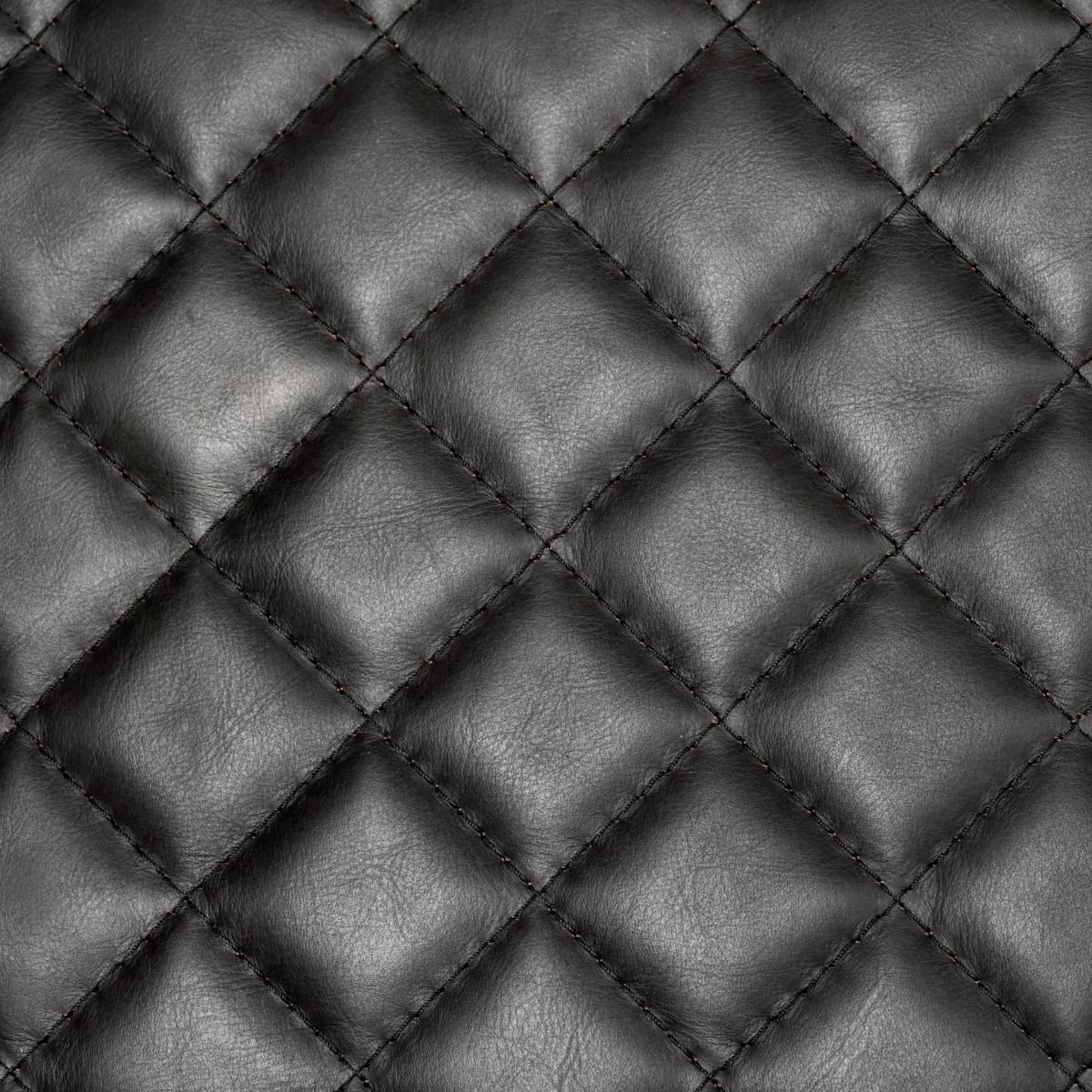 Horace Leather Accent Chair Black Leather | Gold Iron - accent-chairs