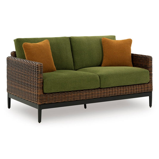 Horizon Hall Outdoor Loveseat w/Cushion - Outdoor Sofa