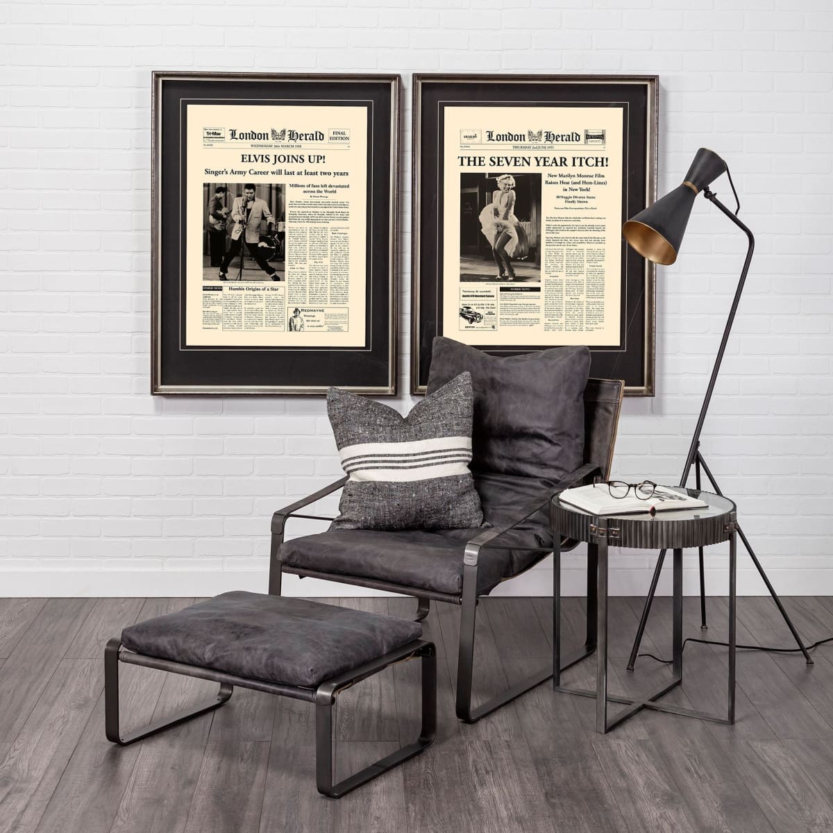 Hornet Leather Accent Chair Black Leather | Black Metak - accent-chairs