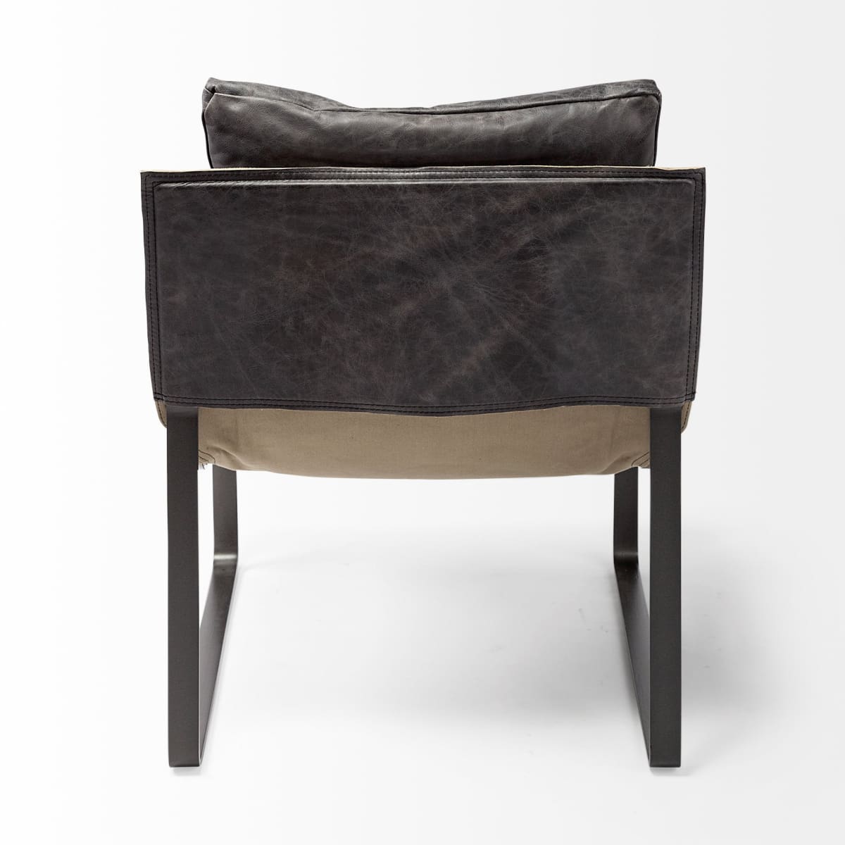 Hornet Leather Accent Chair Black Leather | Black Metak - accent-chairs