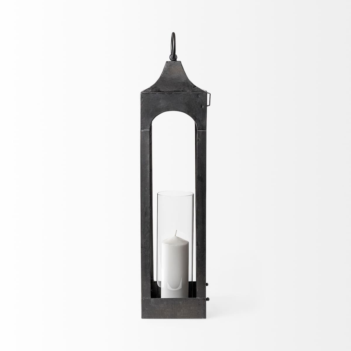 Ina Wall Candle Holder Black Metal - wall-candle-holders