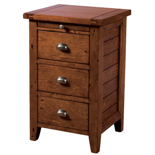 Irish Coast 3 Drw Nightstand - African Dusk - lh-import-nightstands