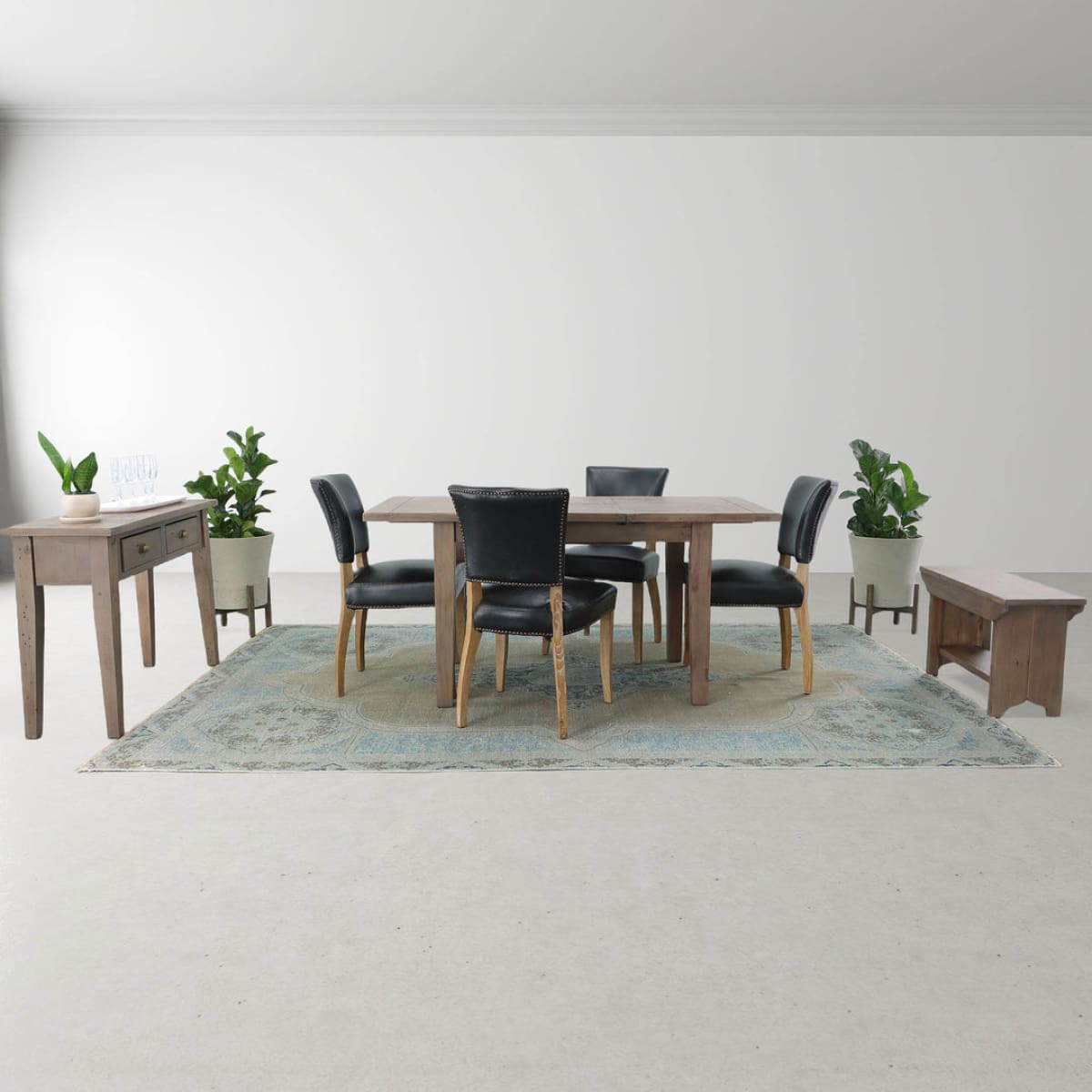 Irish Coast Small Bench - Sundried - lh-import-dining-benches