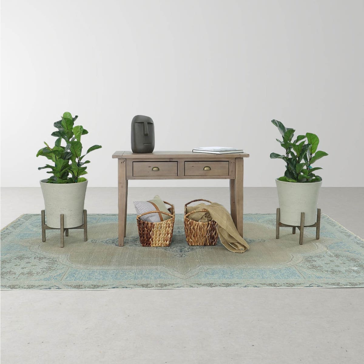 Irish Coast Small Console Table - Sundried - lh-import-console-tables