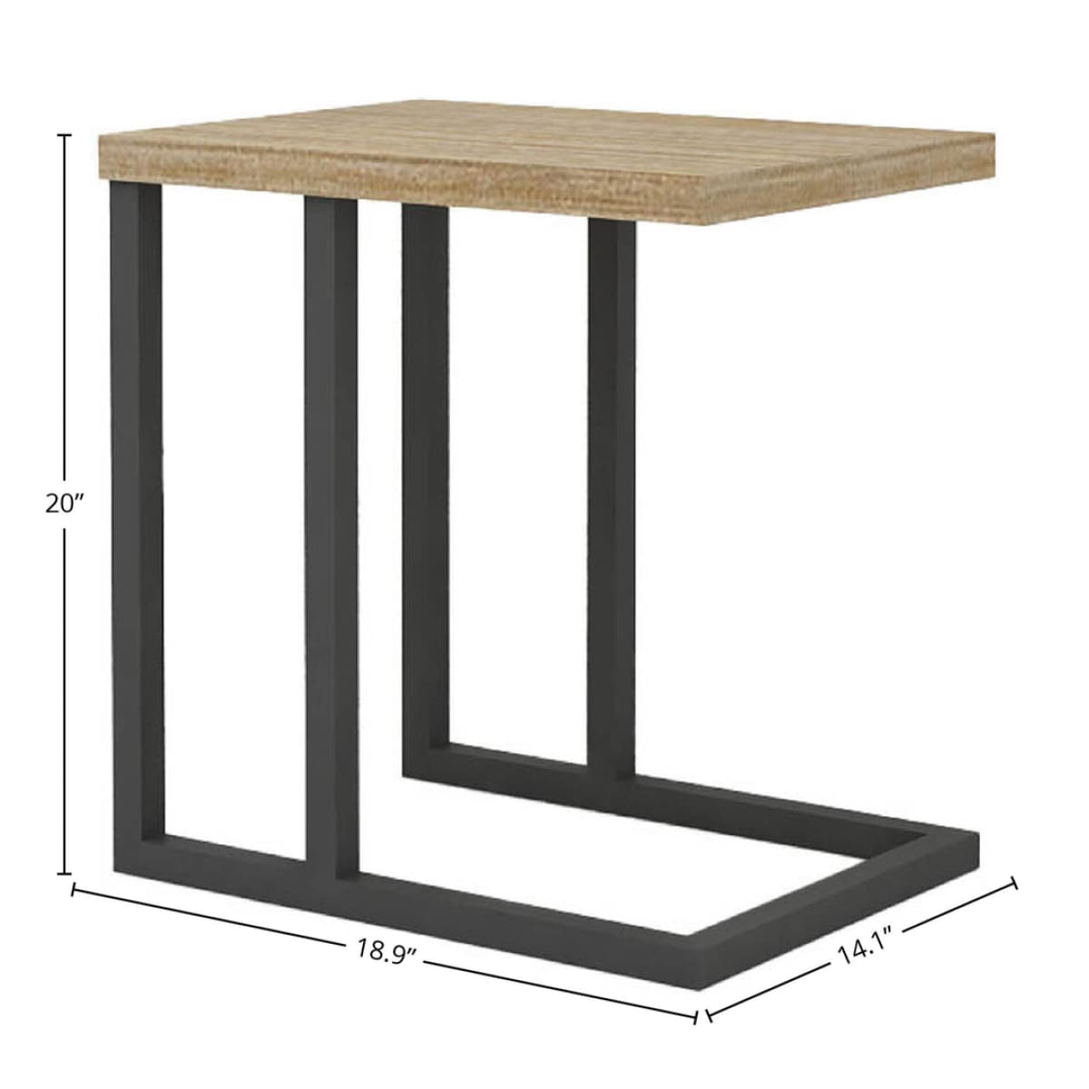 Irondale Laptop Table - lh-import-side-tables