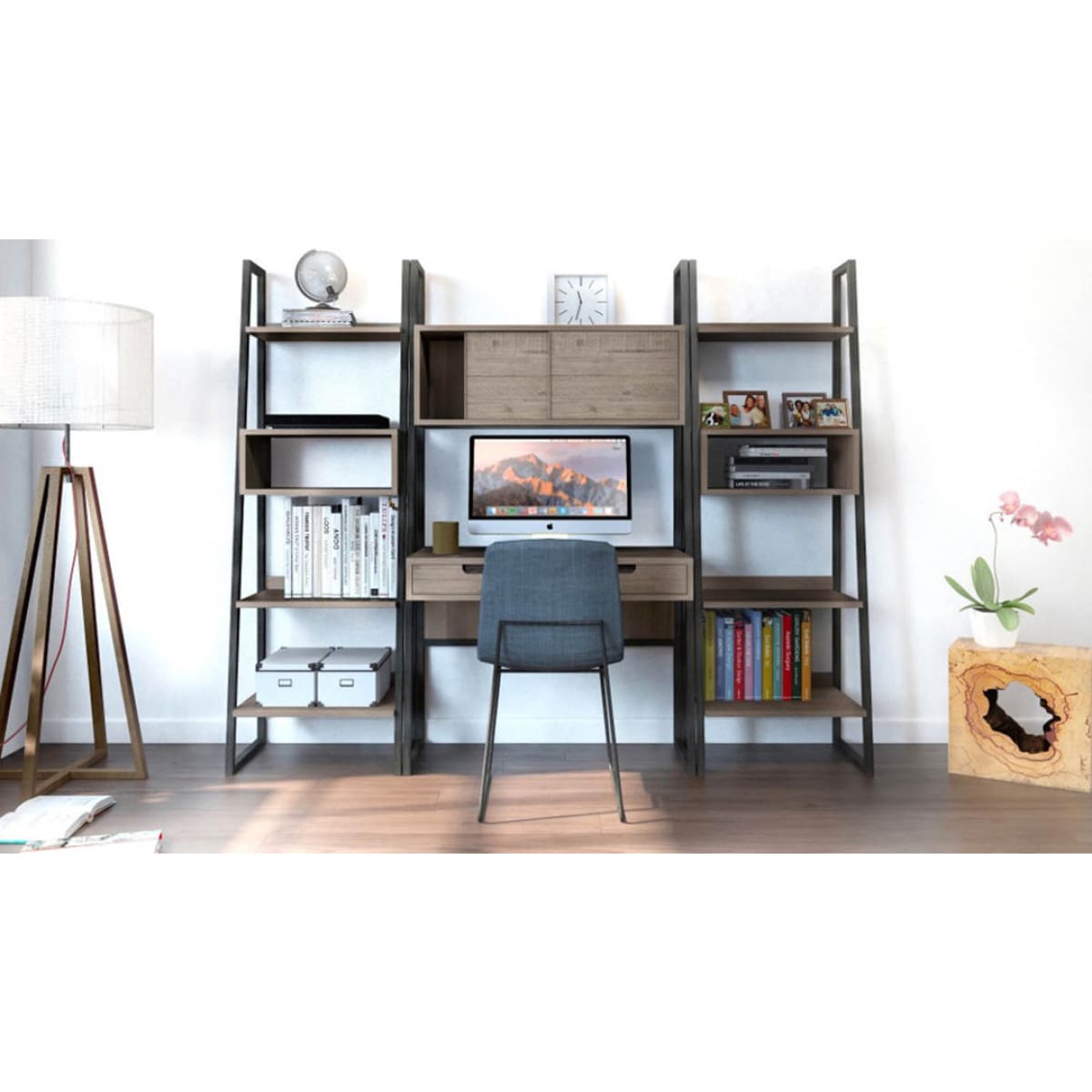 Irondale Modular Bookcase - lh-import-shelving-storage