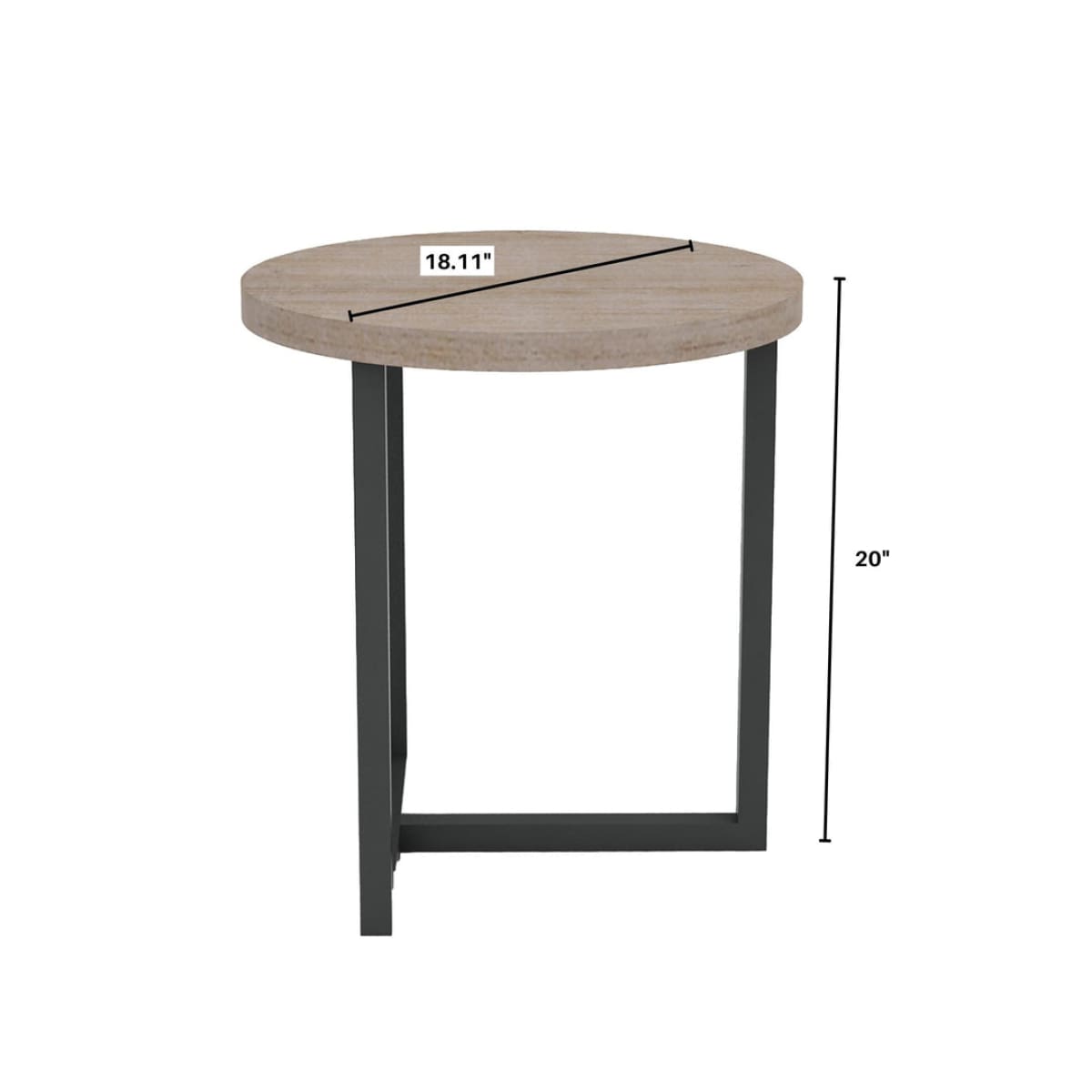 Irondale Round Side Table - lh-import-side-tables
