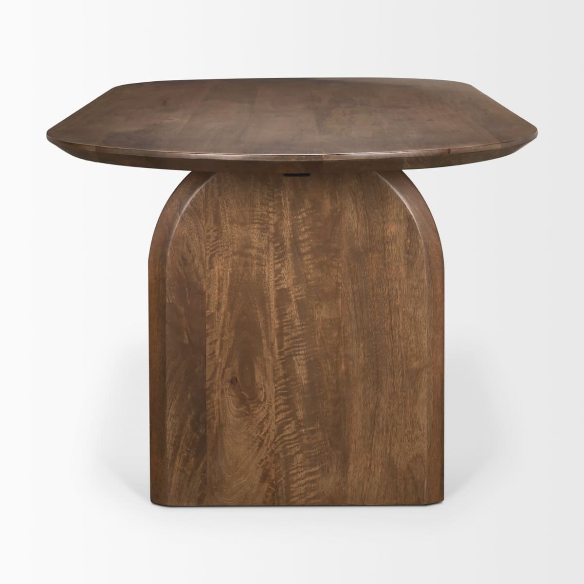 Isla Dining Table Oval | Dark Brown - dining-table