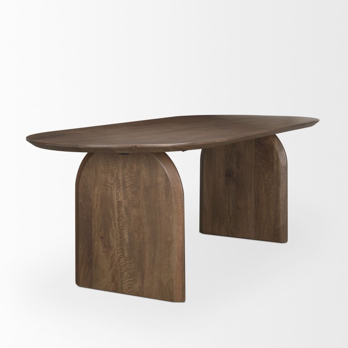 Isla Dining Table Oval | Dark Brown - dining-table