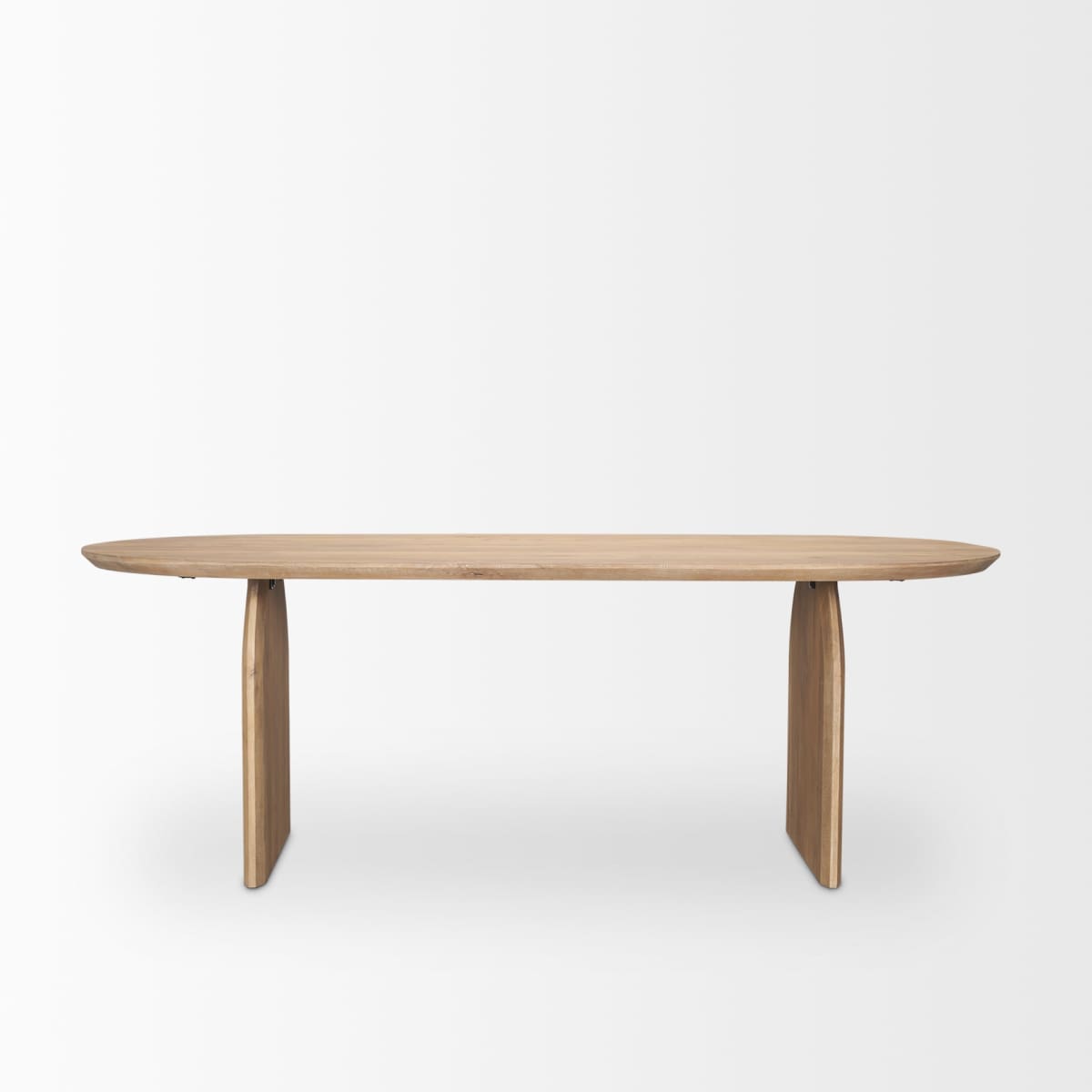 Isla Dining Table Oval | Light Brown - dining-table