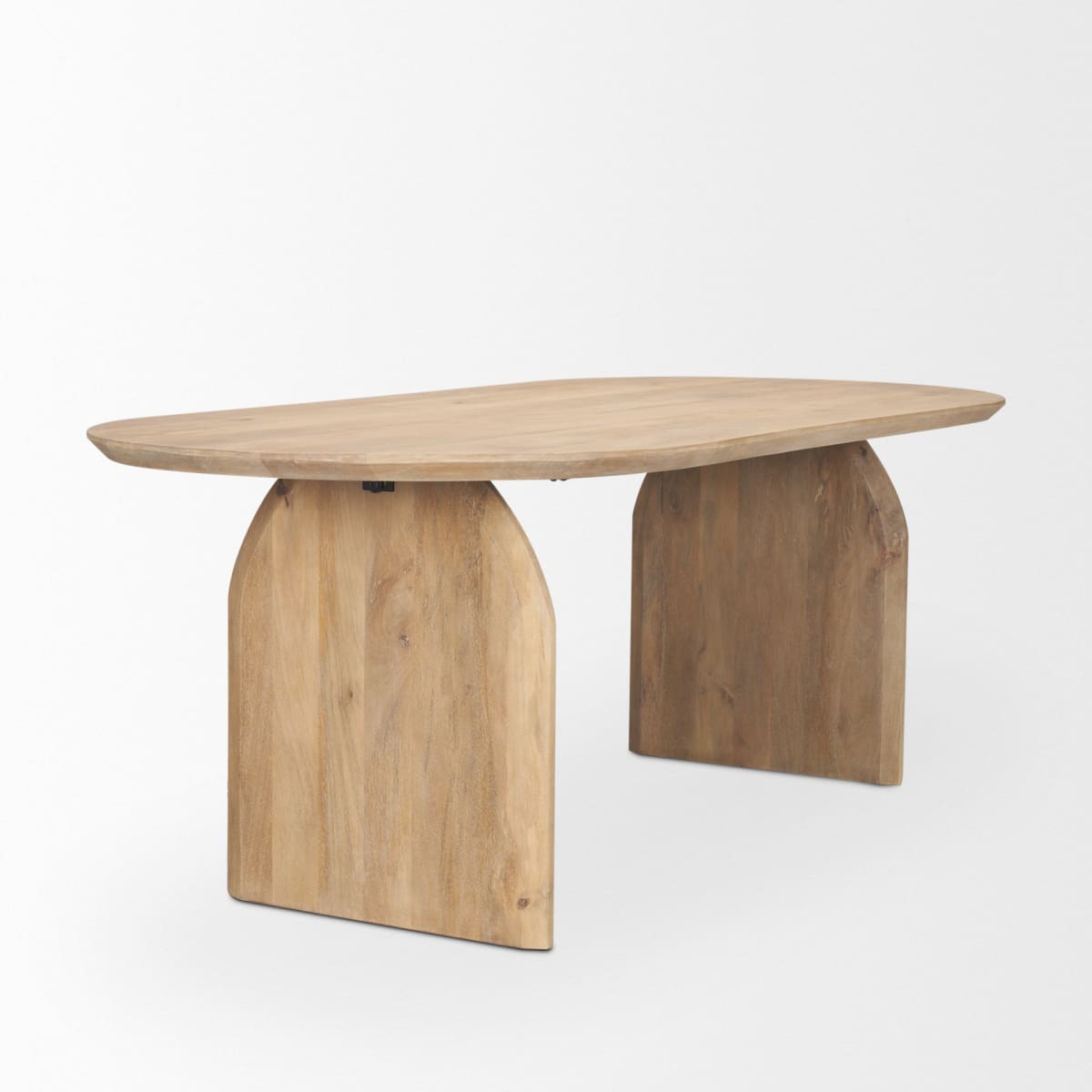 Isla Dining Table Oval | Light Brown - dining-table