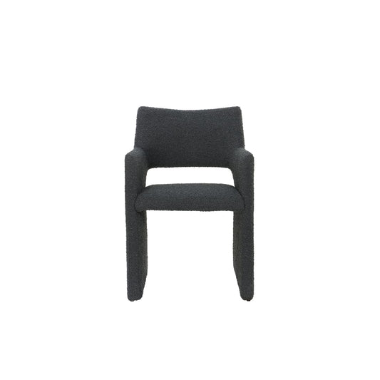 Janet Dining Chair | Black Fabric - dining-chairs