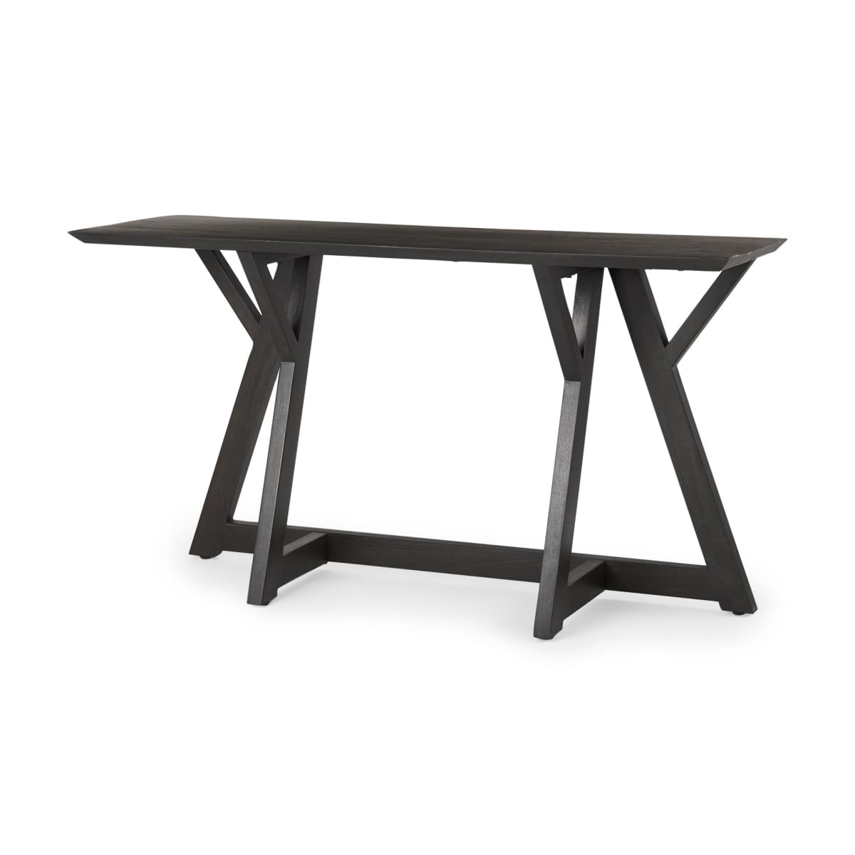 Jennings Console Table Dark Brown Wood - console-tables