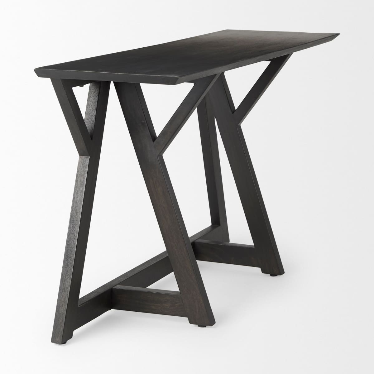 Jennings Console Table Dark Brown Wood - console-tables