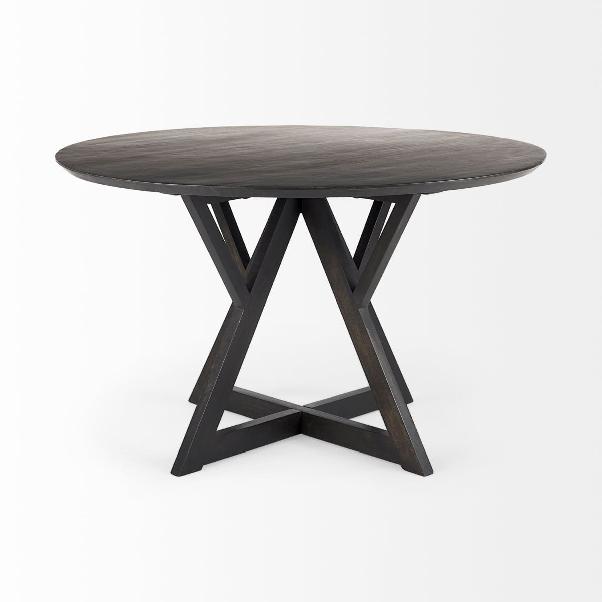 Jennings Dining Table Dark Brown Wood - dining-table