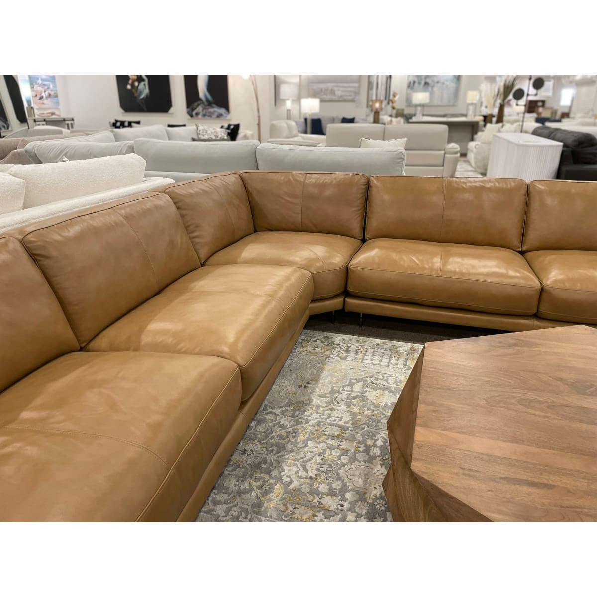 Jetson Cognac Sectional - Sectional