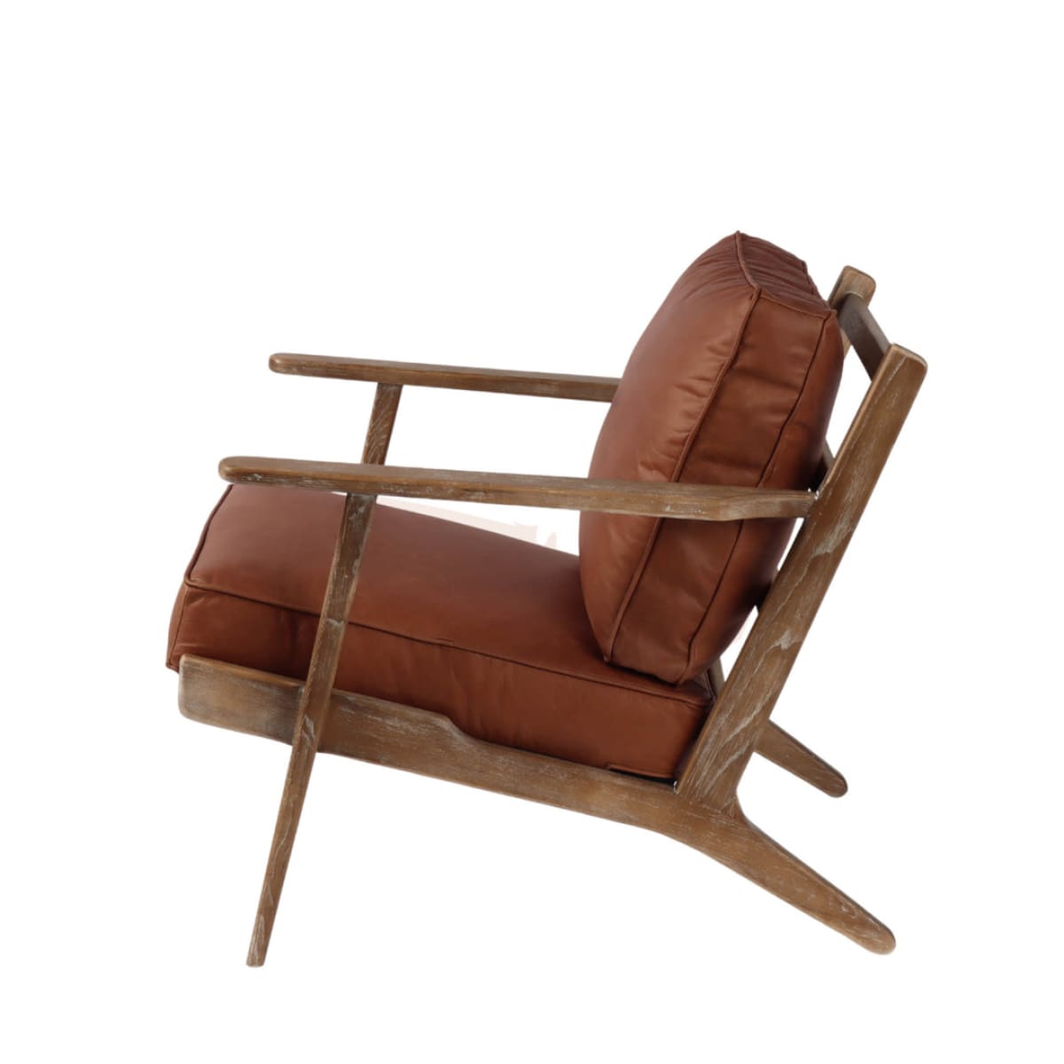 Junior Arm Chair - Saddle Brown - lh-import-accent-club-chairs