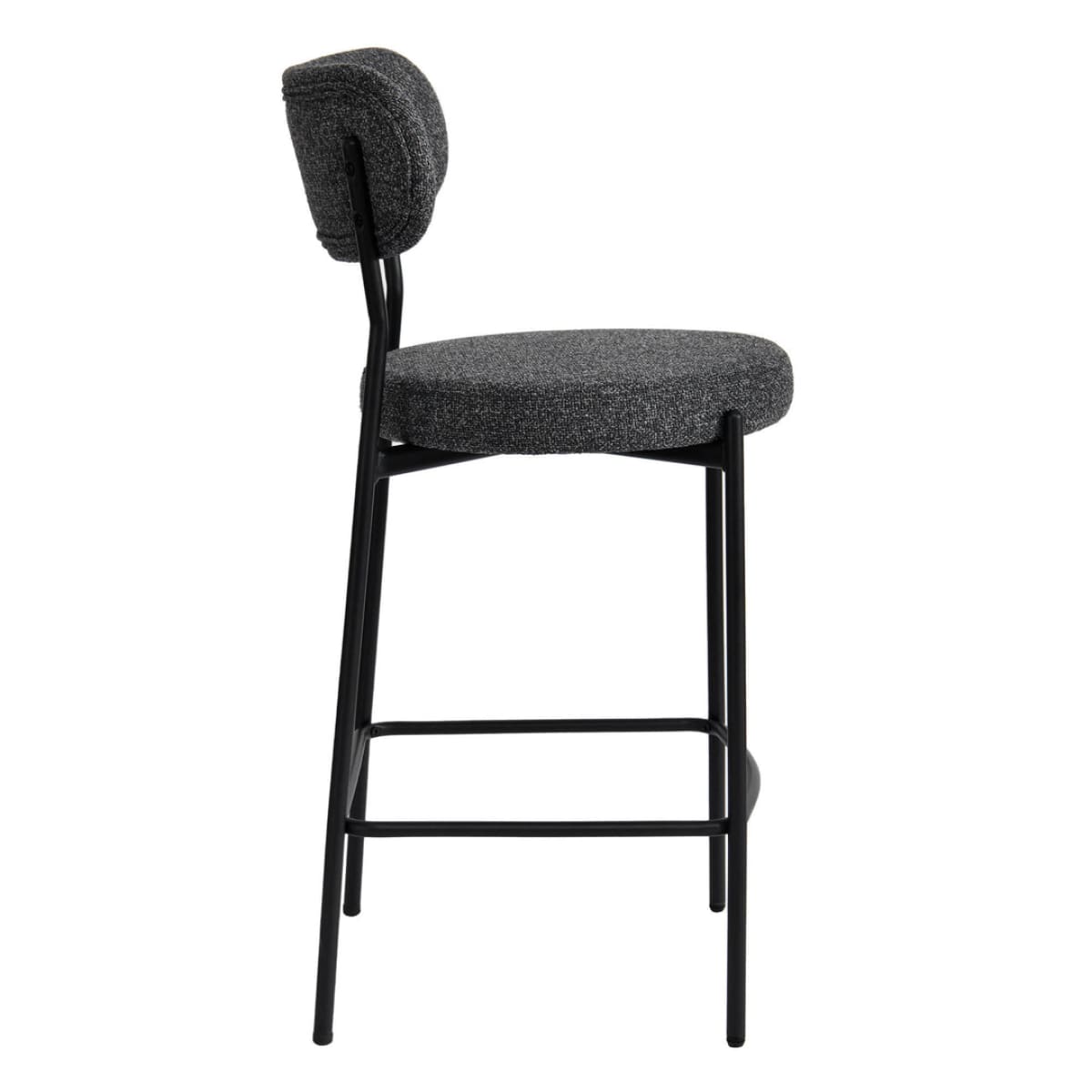 Kai Counter Stool - Chunky Grey - lh-import-stools