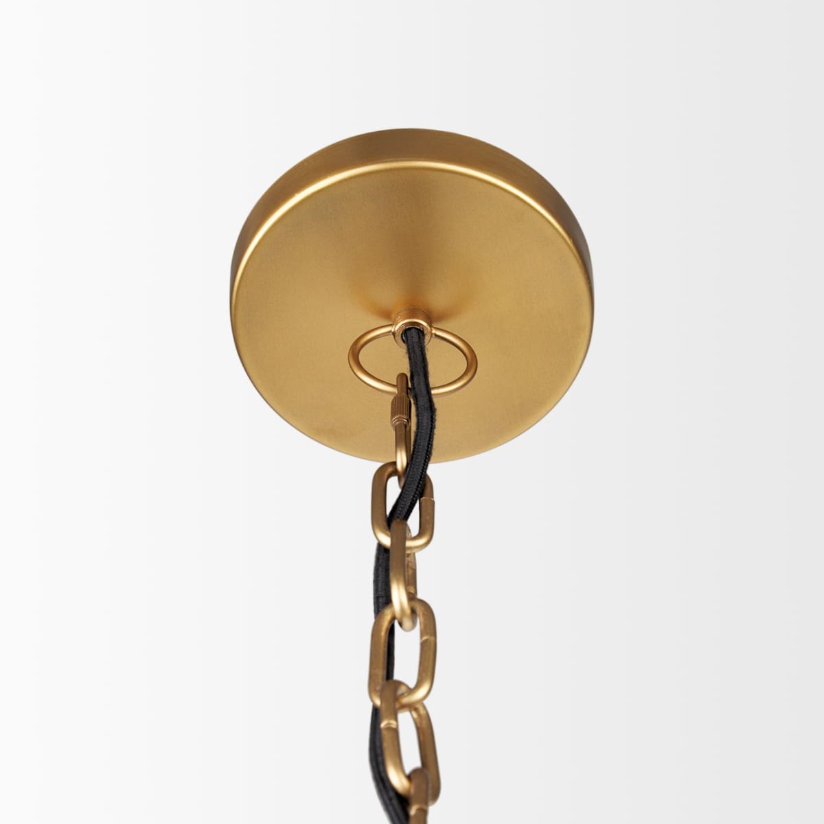 Karina Pendant Light Brass-tone Metal | 36’’ Round - pendant-light