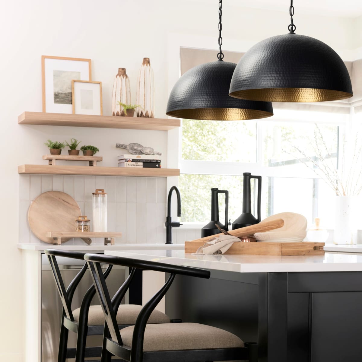 Karina Pendant Light Matte Black | 24’’ Round - pendant-light