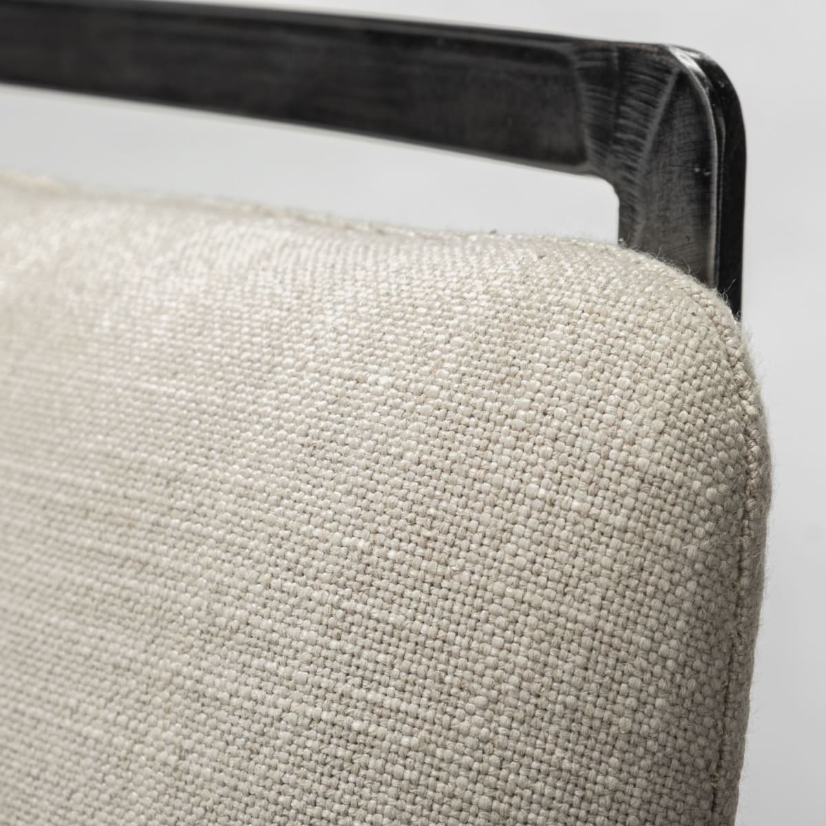 Kavalan Bar Counter Stool Beige Fabric | Gray Metal | Bar - bar-stools