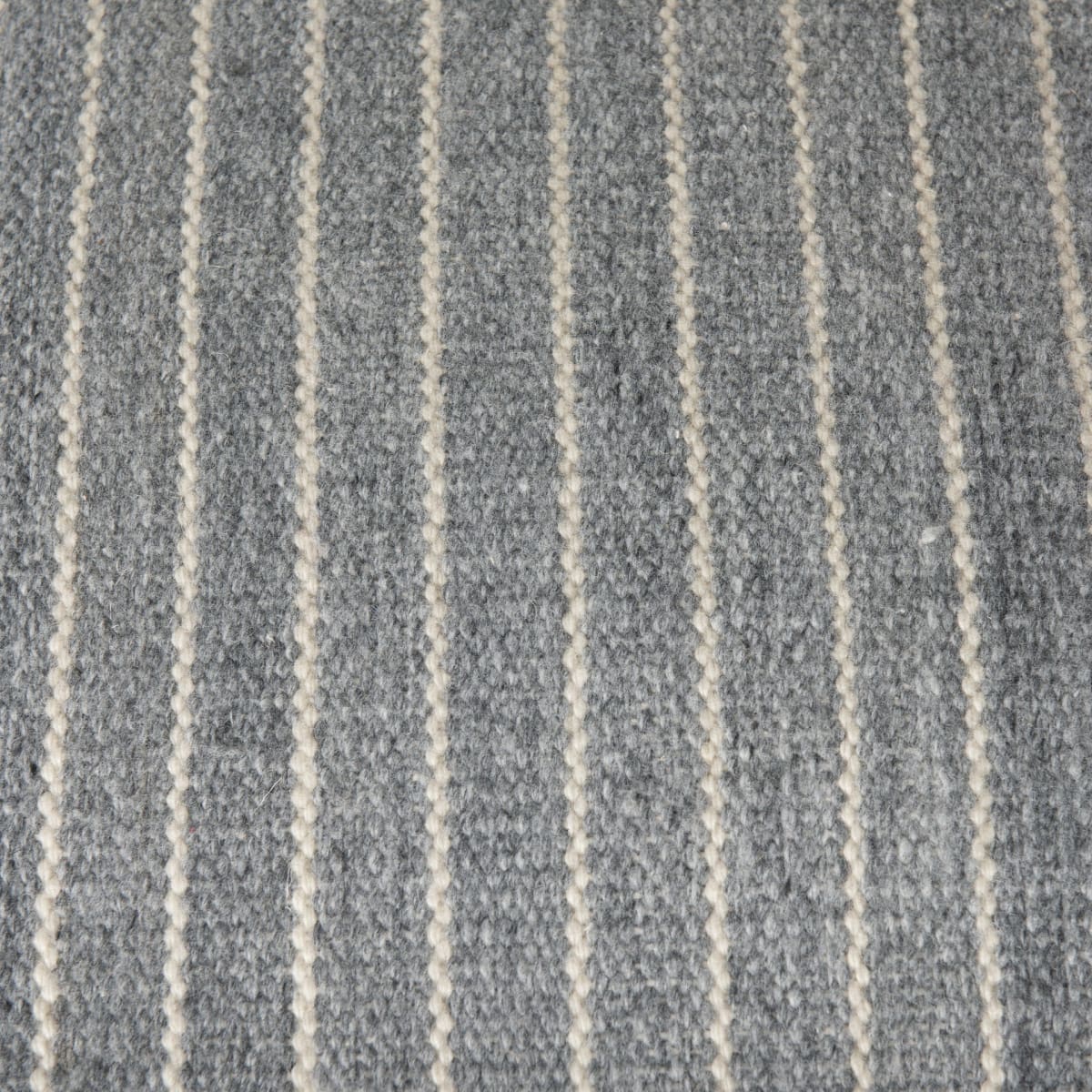 Kensie Pouf Blue | Stripes | 22 - poufs