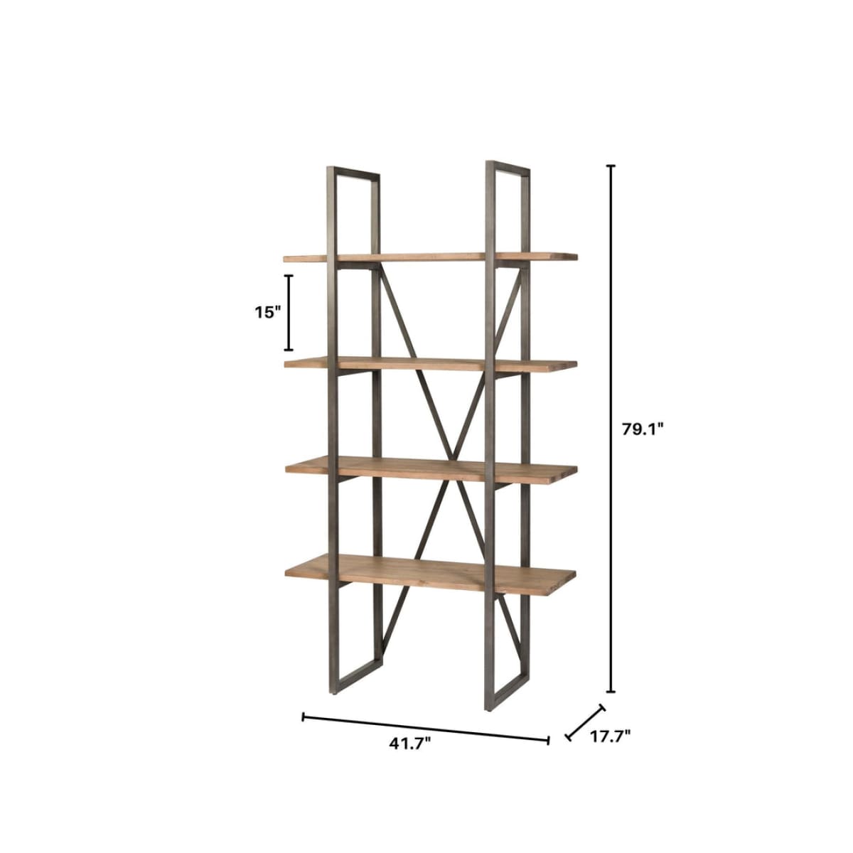 Kenya Small Cain Rack - Salvaged Grey - lh-import-shelving-storage