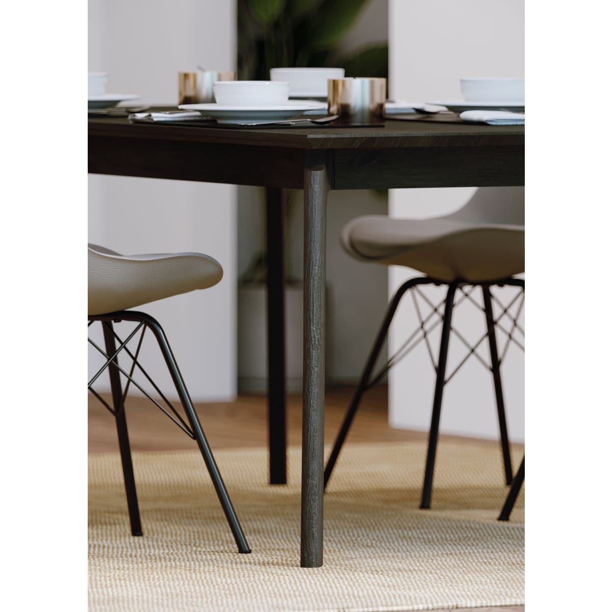 Kenzo Dining Table 71” - Black - lh-import-dining-tables