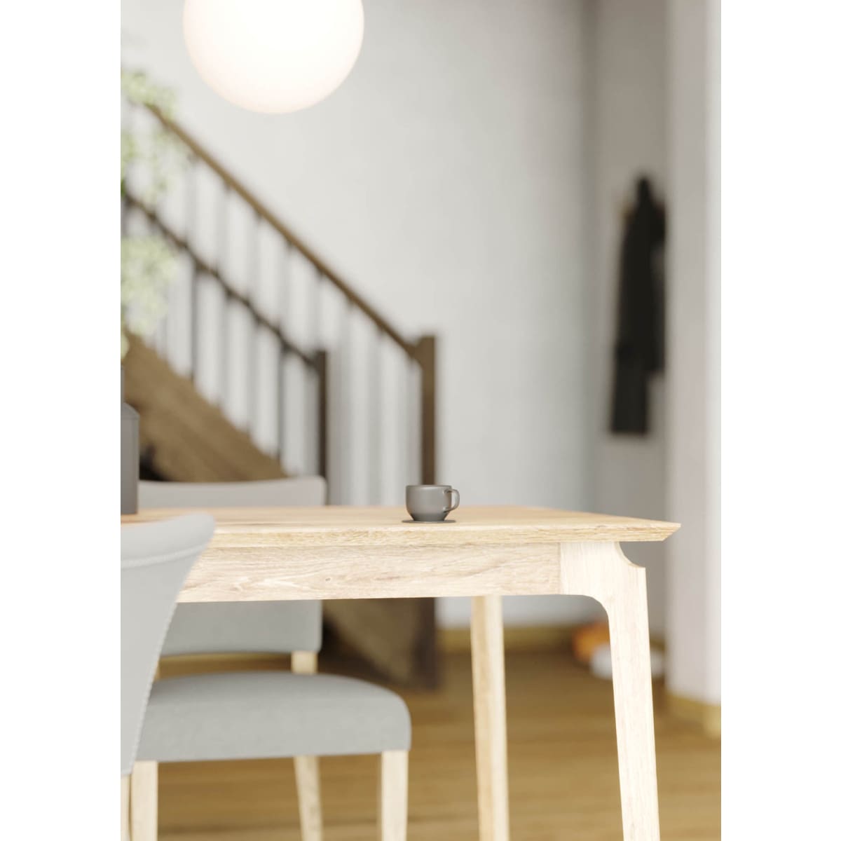 Kenzo Dining Table Small 60” – Natural - lh-import-dining-tables