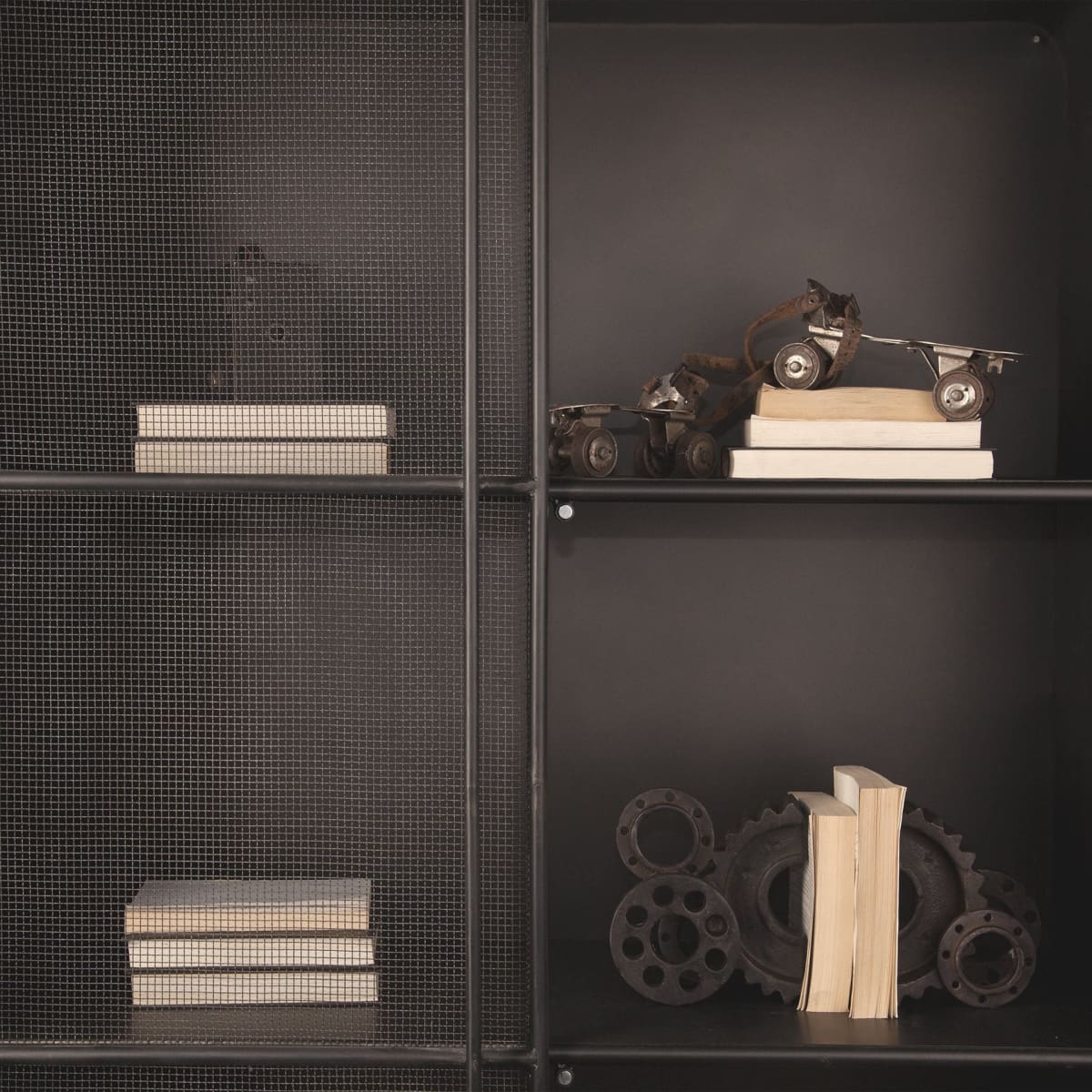 Klaus Cabinet Black Metal - cabinets