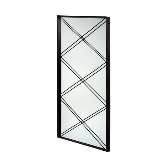 Krissta Wall Mirror Black Metal - wall-mirrors-grouped