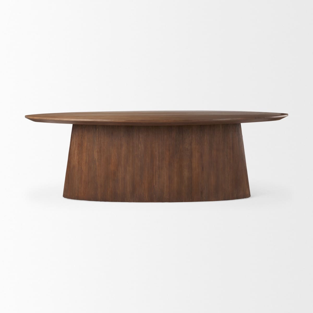 Lance Dining Table Medium Brown Wood - dining-table