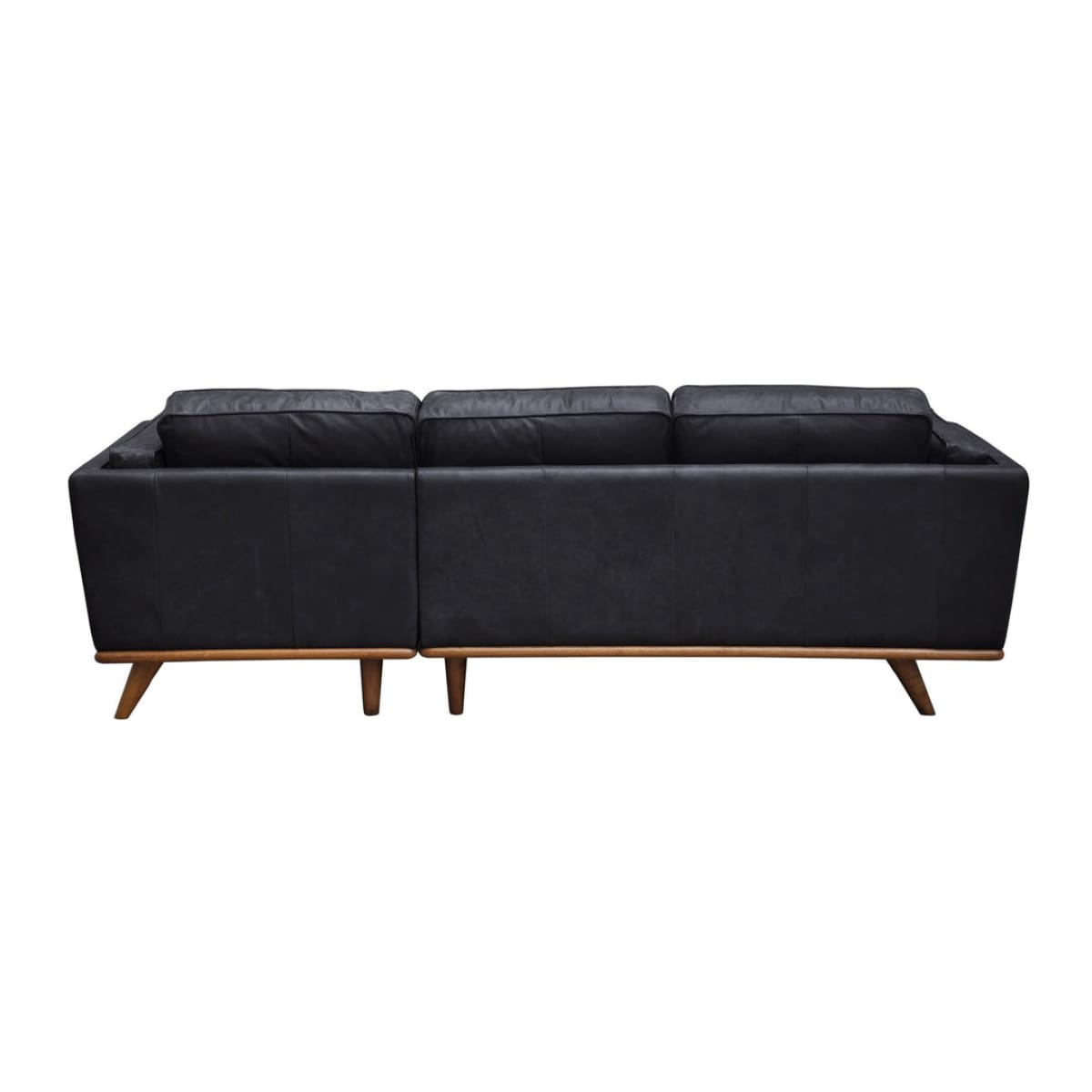 Las Vegas Aria Right Sectional - Charme Black Leather - lh-import-sectionals
