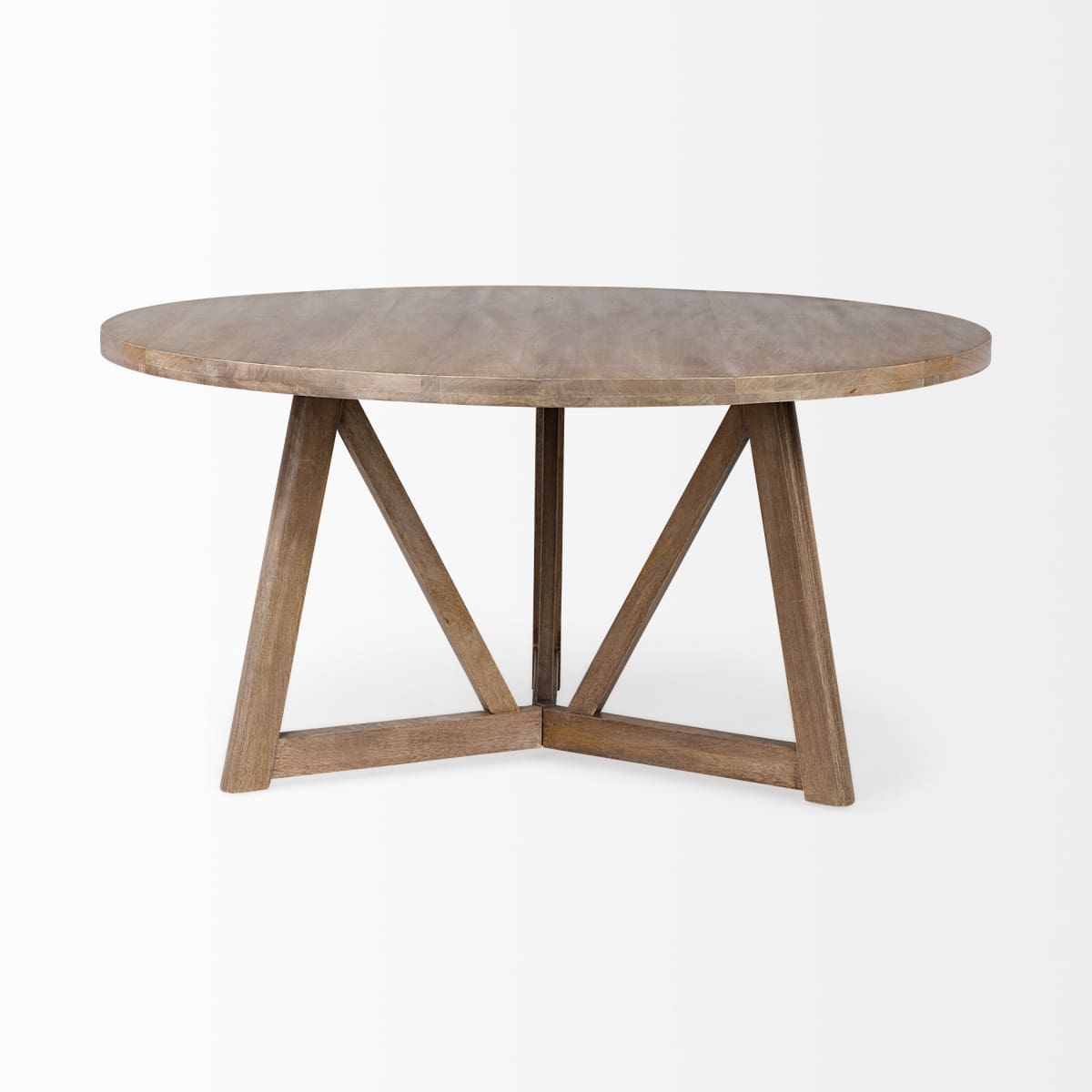 Legolas Dining Table Brown Wood | Round - dining-table