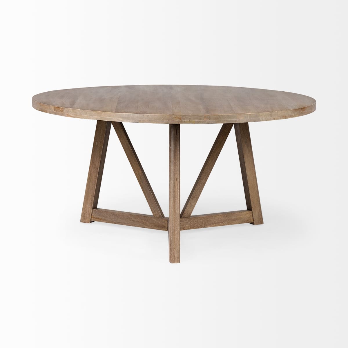 Legolas Dining Table Brown Wood | Round - dining-table