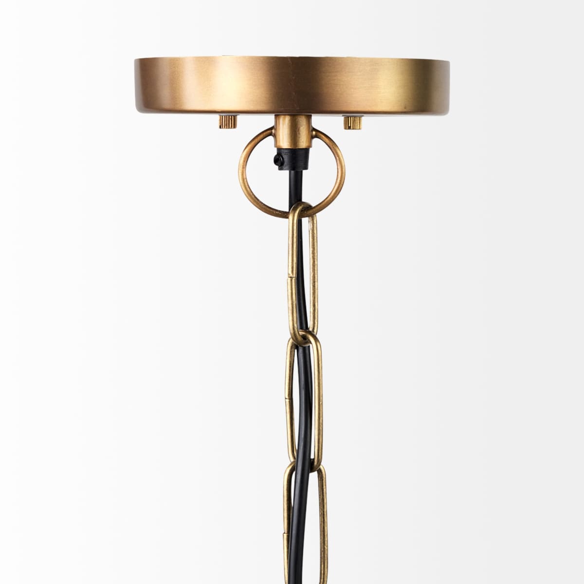 Leighton Pendant Light Gold Metal | Glass Globe - pendant-light