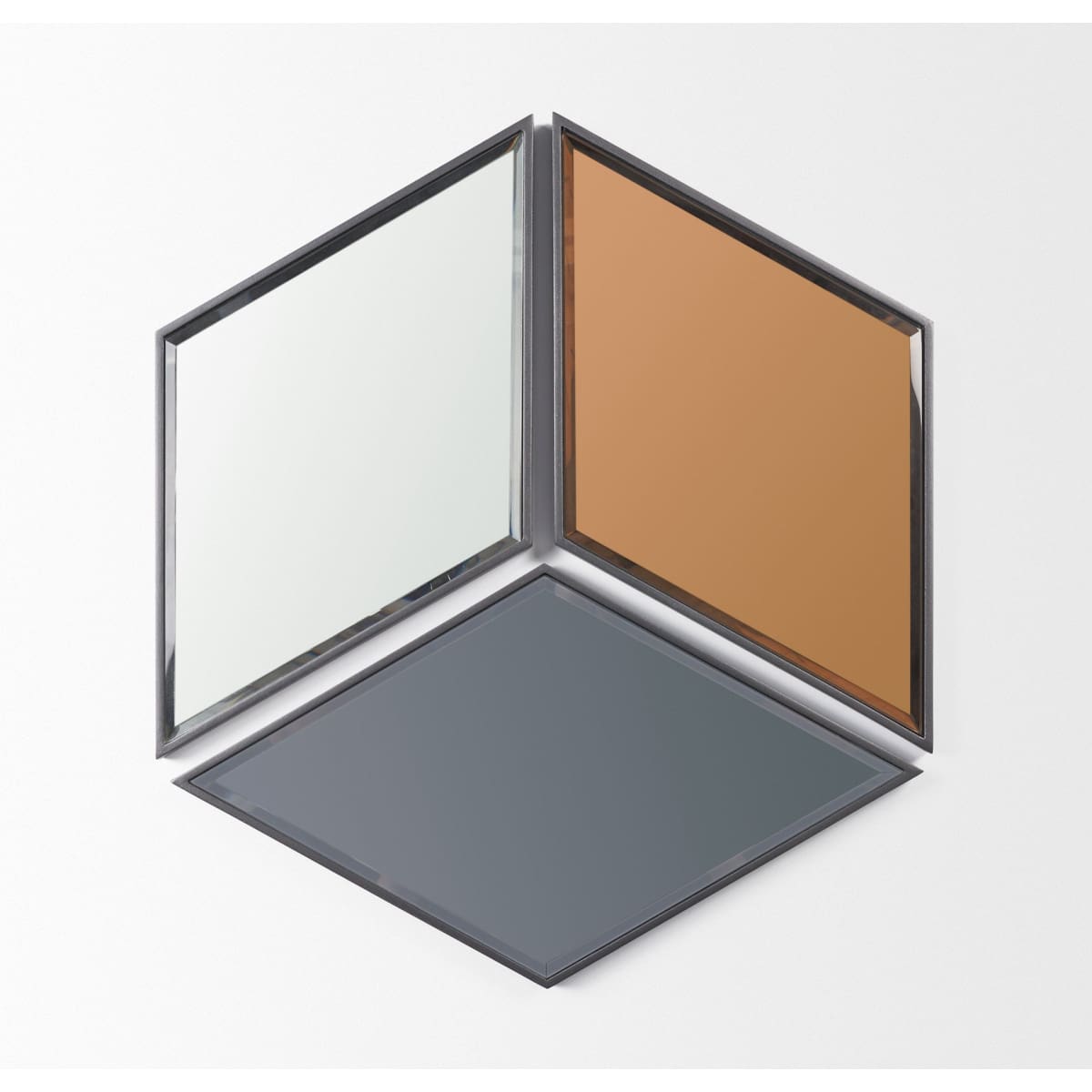 Lennox Wall Mirror Geometric | Set of 3 - wall-mirrors-grouped