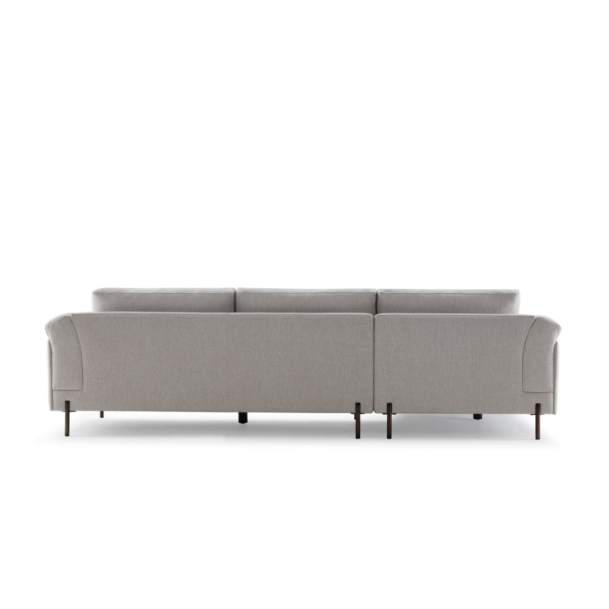 Leo Left-Hand Facing Sectional | Beige Fabric - lh-import-sectionals