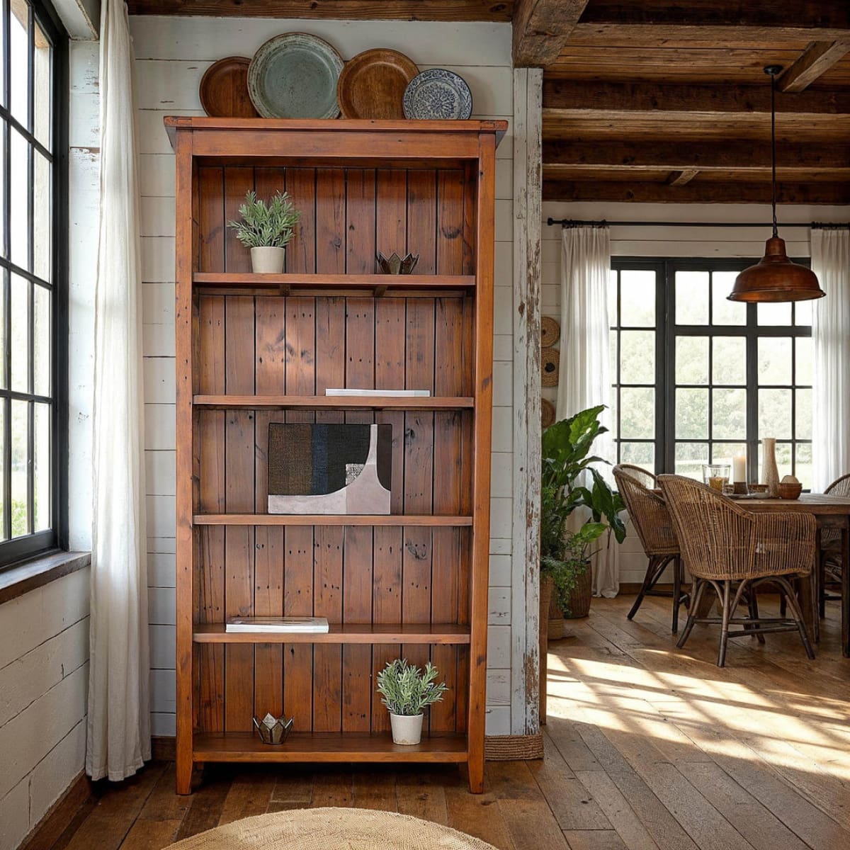 Lifestyle Bookcase - African Dusk - lh-import-shelving-storage