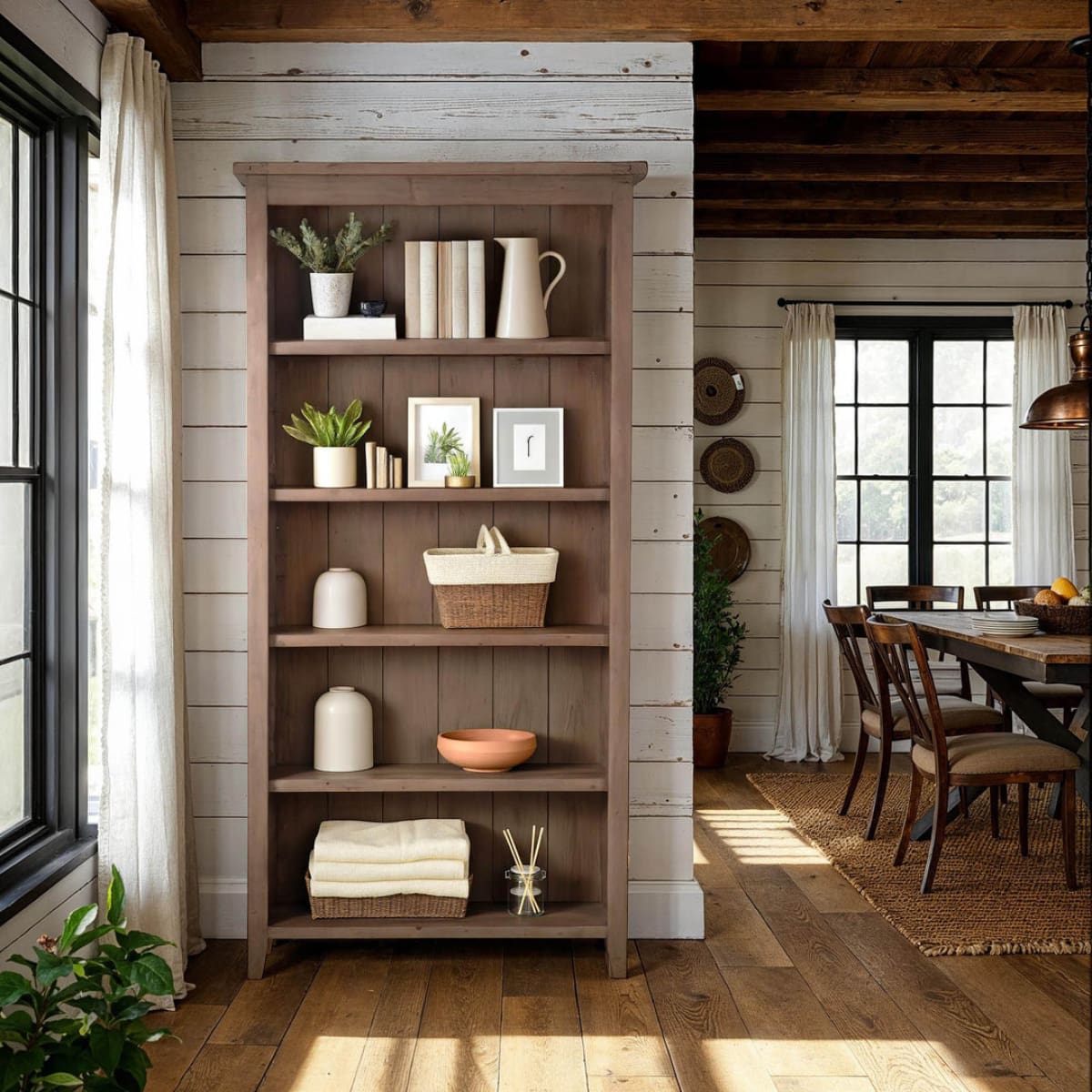 Lifestyle Bookcase - Sundried - lh-import-shelving-storage