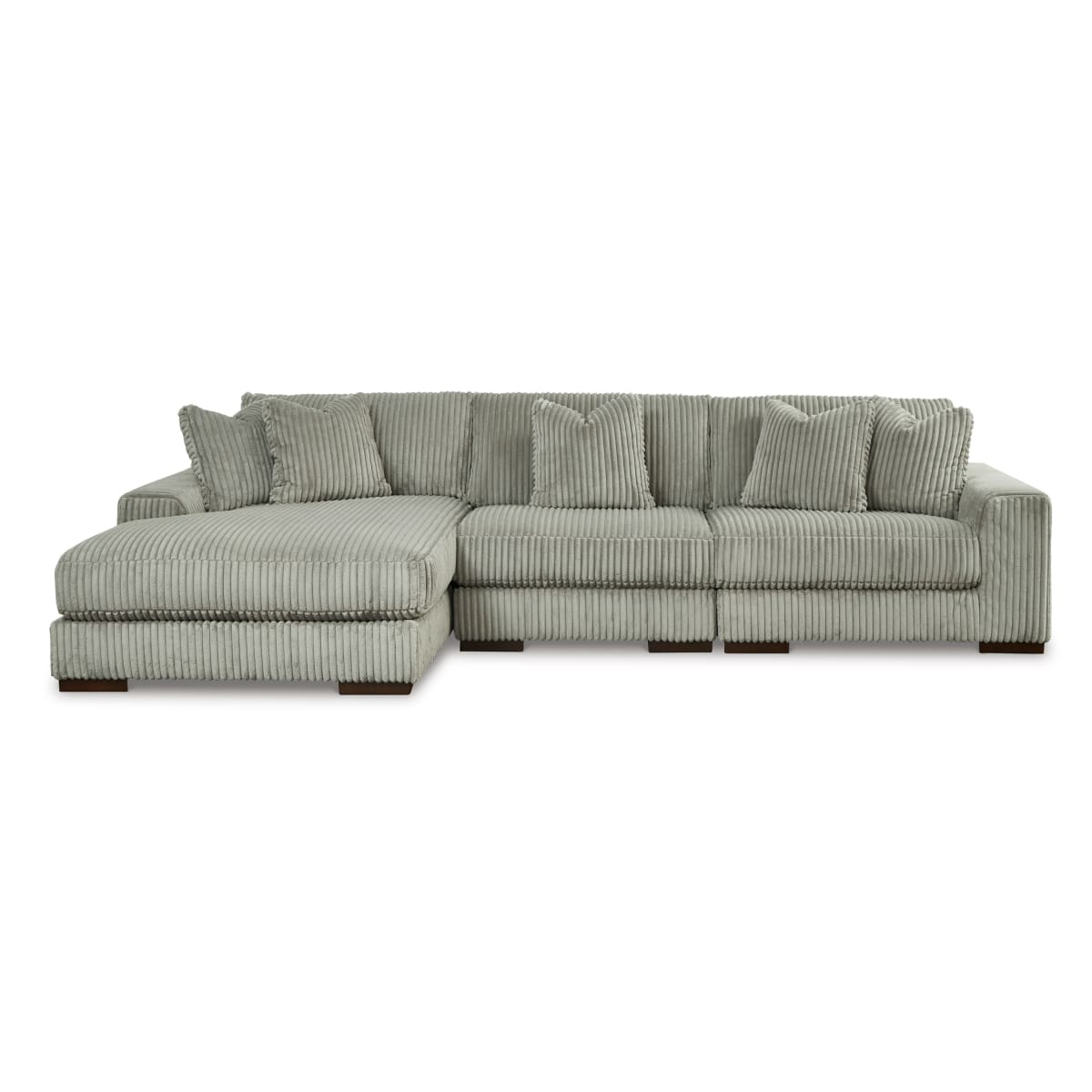Lindyn Fog 3-Piece Sectional with Chaise - Sectional