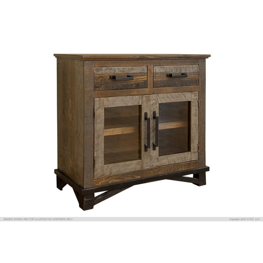 Loft Brown Server - 35-1/2 x 15-3/4 x 35-1/2 - accent cabinet