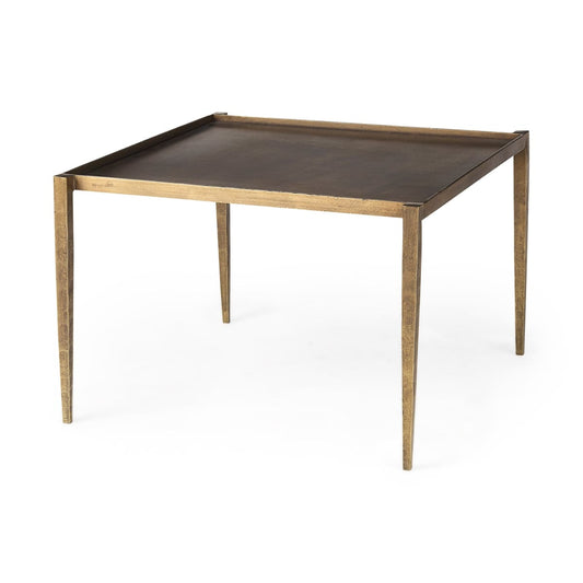 Lydia Coffee Table Brown Iron | Gold Iron - coffee-tables