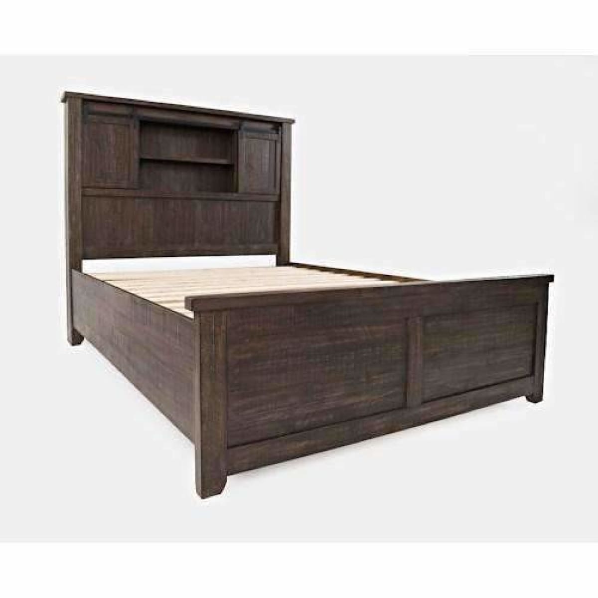 Madison Country Barn Door Bed -Brown - BED