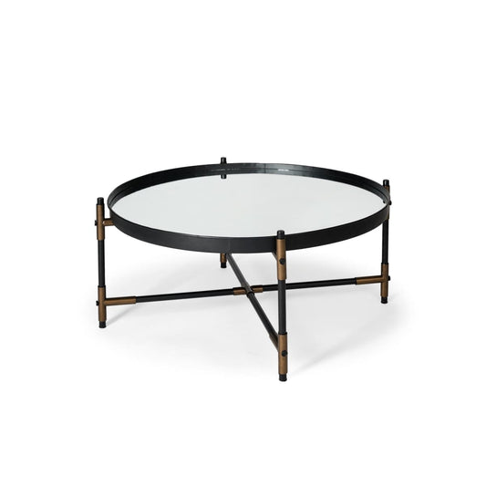 Marshall Coffee Table Mirror | Black Metal - coffee-tables