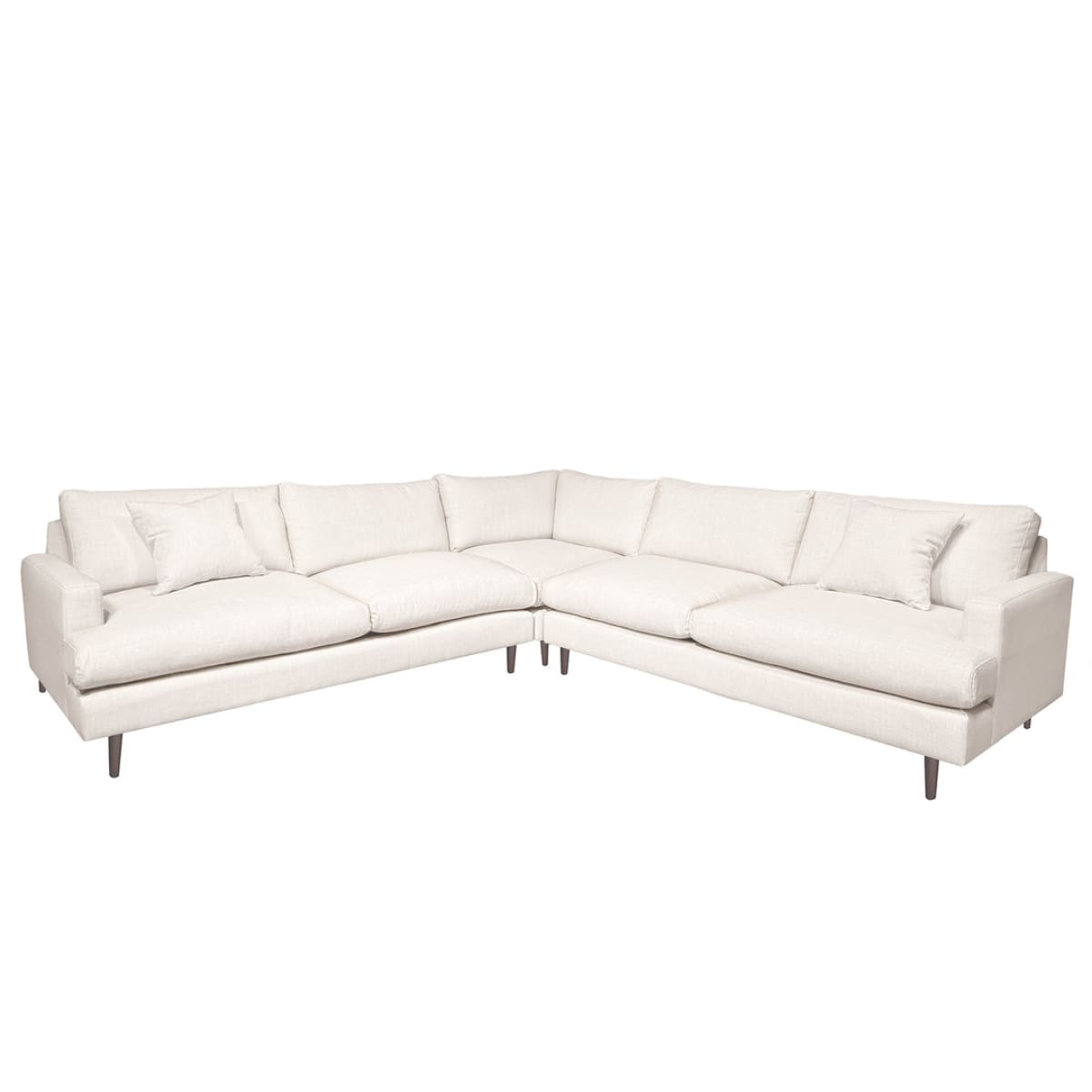 Martha Corner Sectional - Beach Snow White - lh-import-sectionals