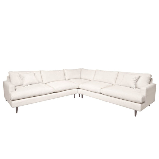 Martha Corner Sectional - Beach Snow White - lh-import-sectionals