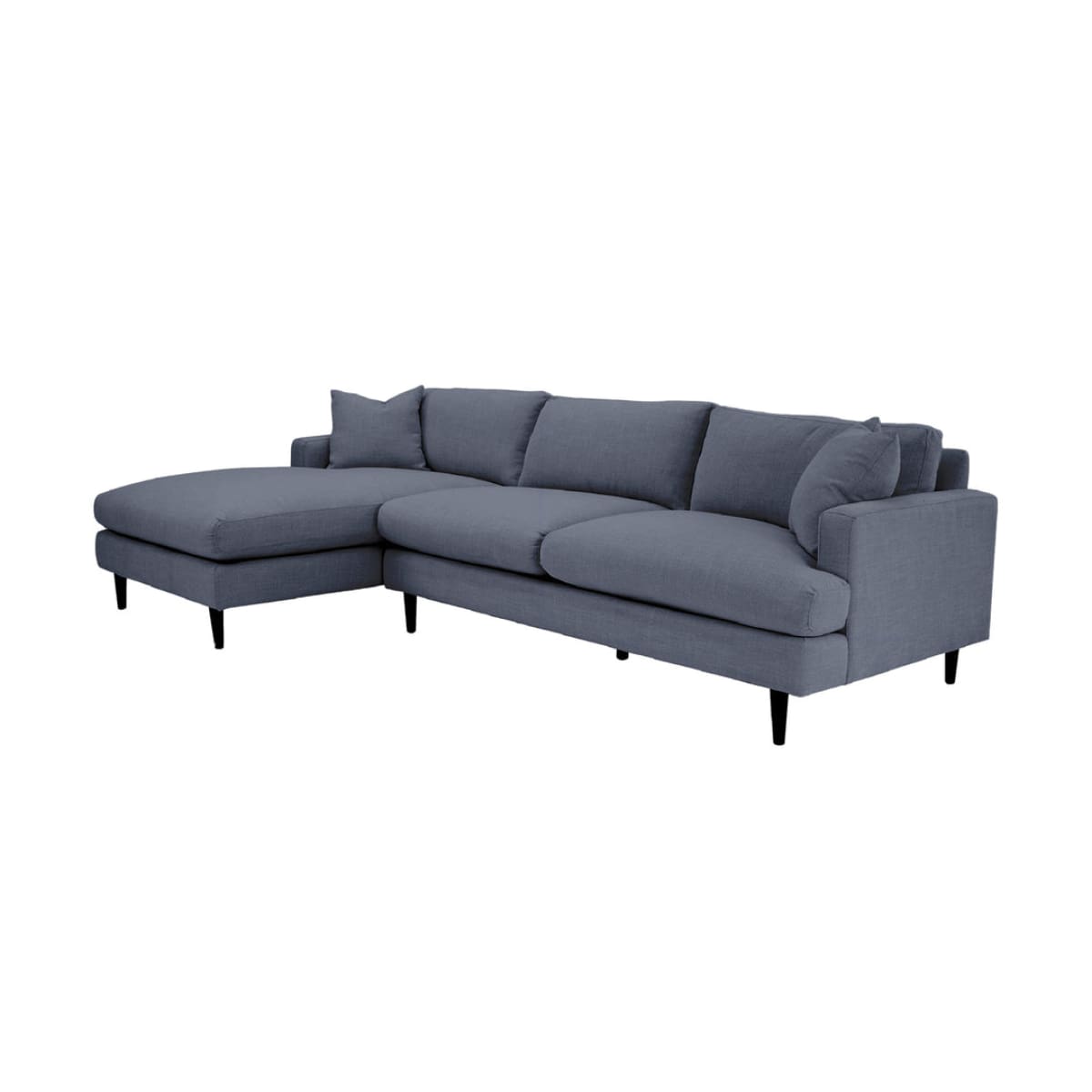 Martha Left Sectional Sofa - Beach Indigo - lh-import-sectionals