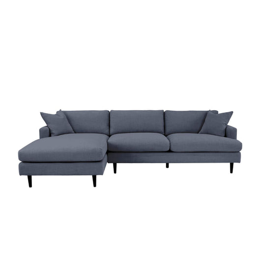 Martha Left Sectional Sofa - Beach Indigo - lh-import-sectionals
